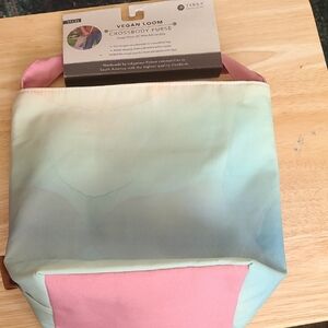 Vegan Loom Pastel Crossbody Purse